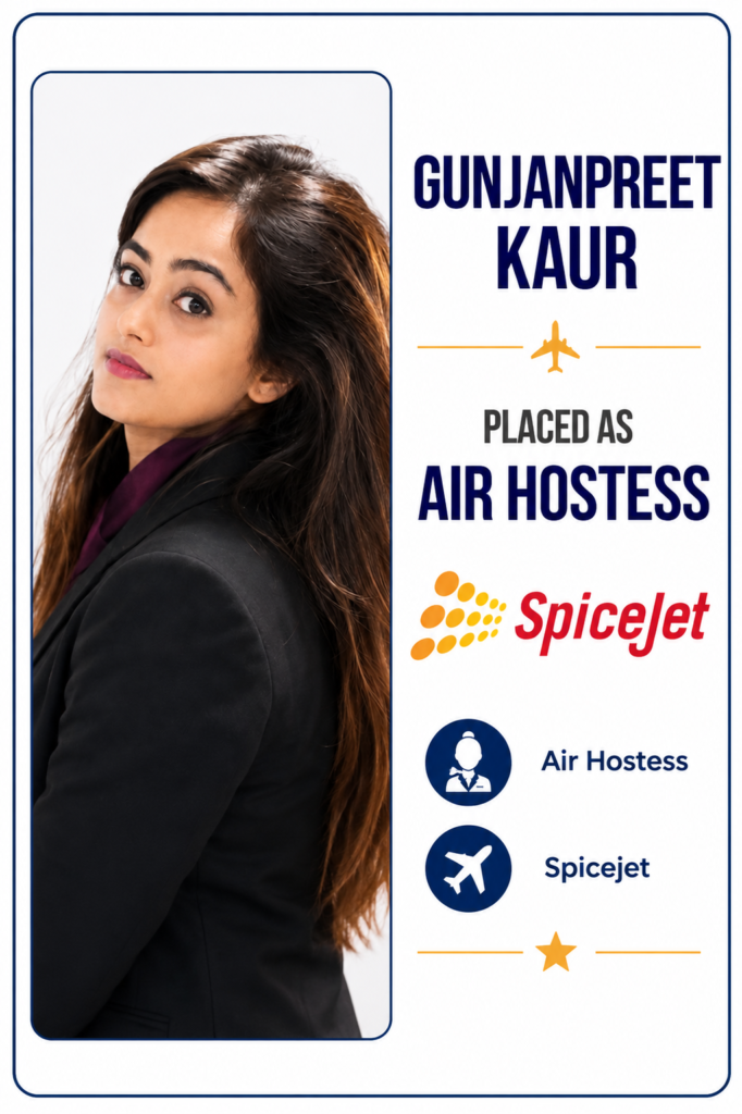 Gunjanpreet-kaur-Airborne-Spicejet